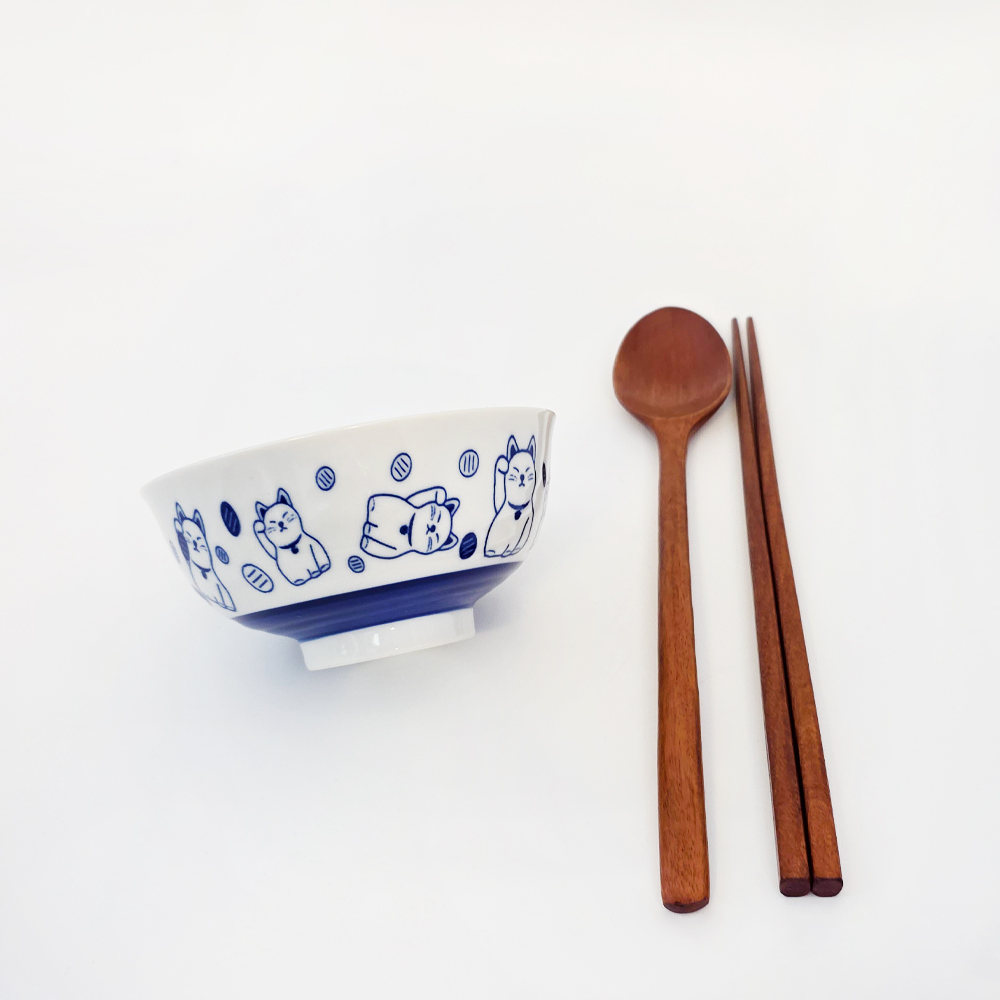 마네키네코 도자기 공기 (Bowl) 일본수입 - 상세 이미지 5