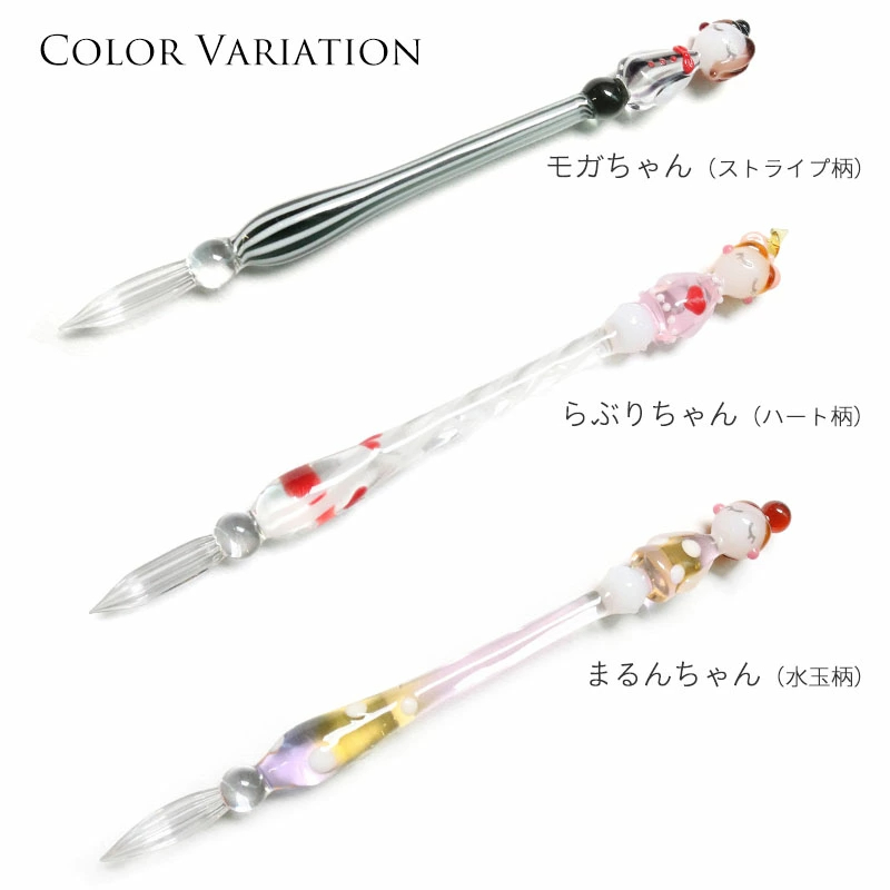 글라스카오리아 GlassKaoria glass pen 유리펜 3종 - 상세 이미지 2