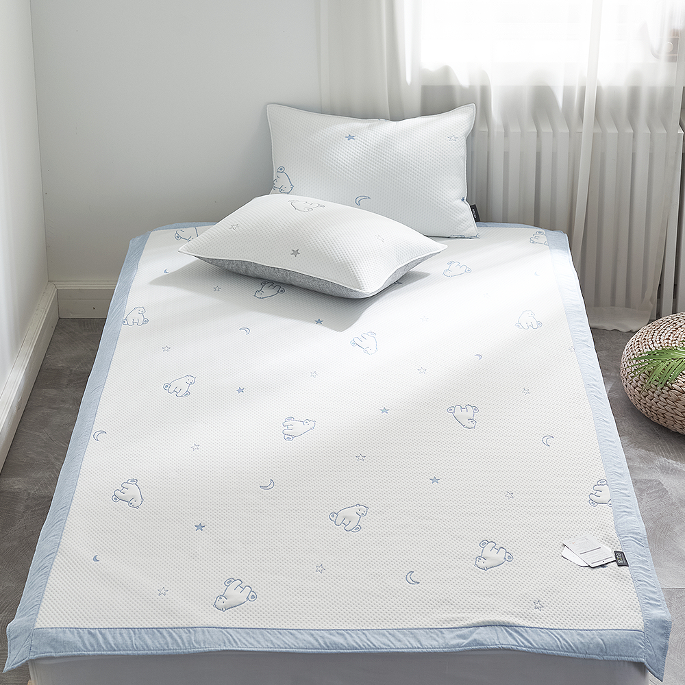 쿠에뜨 냉감패드 듀라론 쿨베어 여름패드 SS 쿨베어 어린이 침대패드