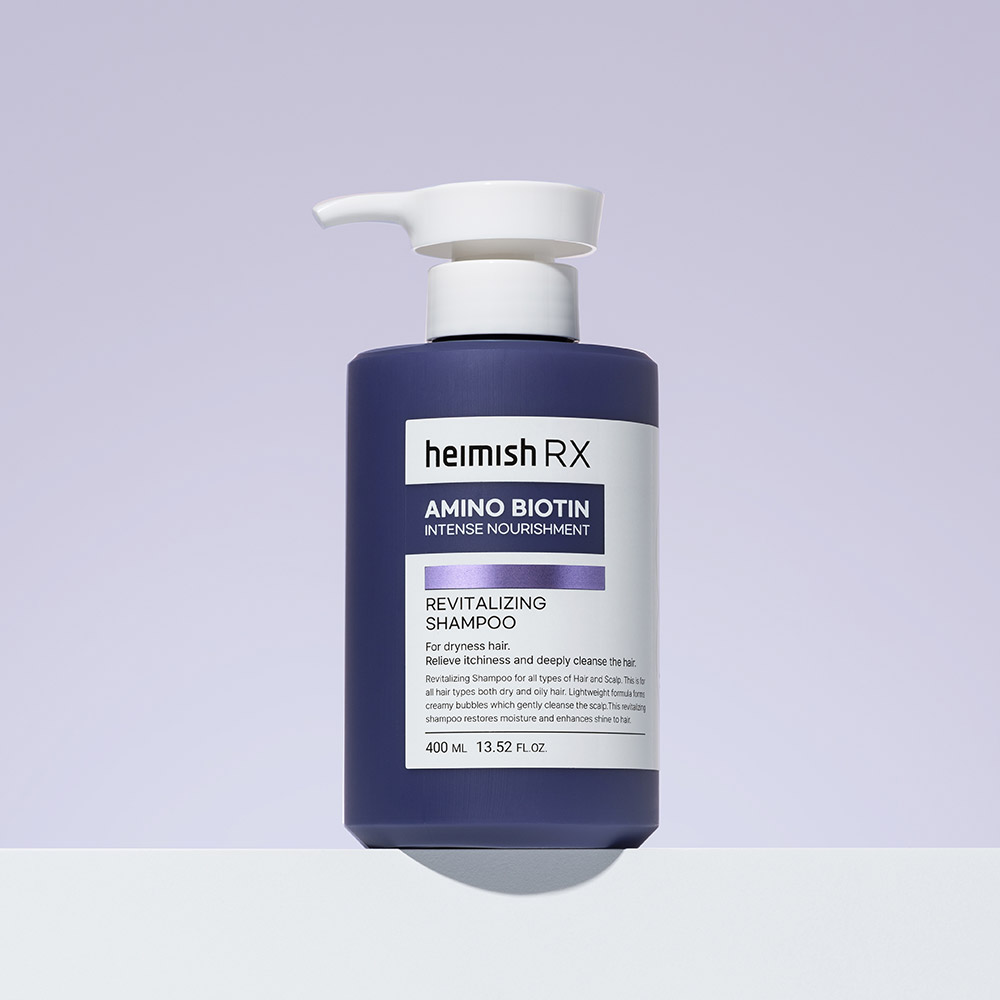헤이미쉬RX 아미노 비오틴 리바이탈라이징 샴푸 400ml - 상품 이미지