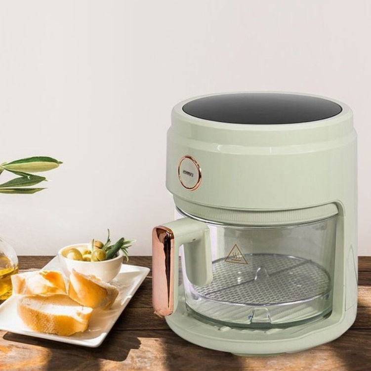 안전한 글라스 에어프라이기 자취방 에어후라이기 원룸 에어프라이어