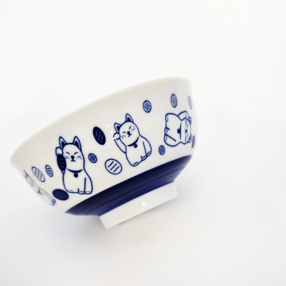 마네키네코 도자기 공기 (Bowl) 일본수입 - 상세 이미지 4