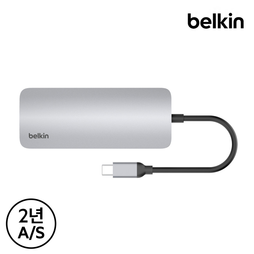 벨킨 7in1 USB-C타입 멀티 허브 AVC009bt 맥북 에어 프로 M5 갤럭시북6 아이패드 윈도우 노트북 호환 사진 4