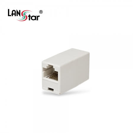 라인업시스템 [LANstar] 커플러 , I형, RJ-45, CAT.5E,보급형, Ivory