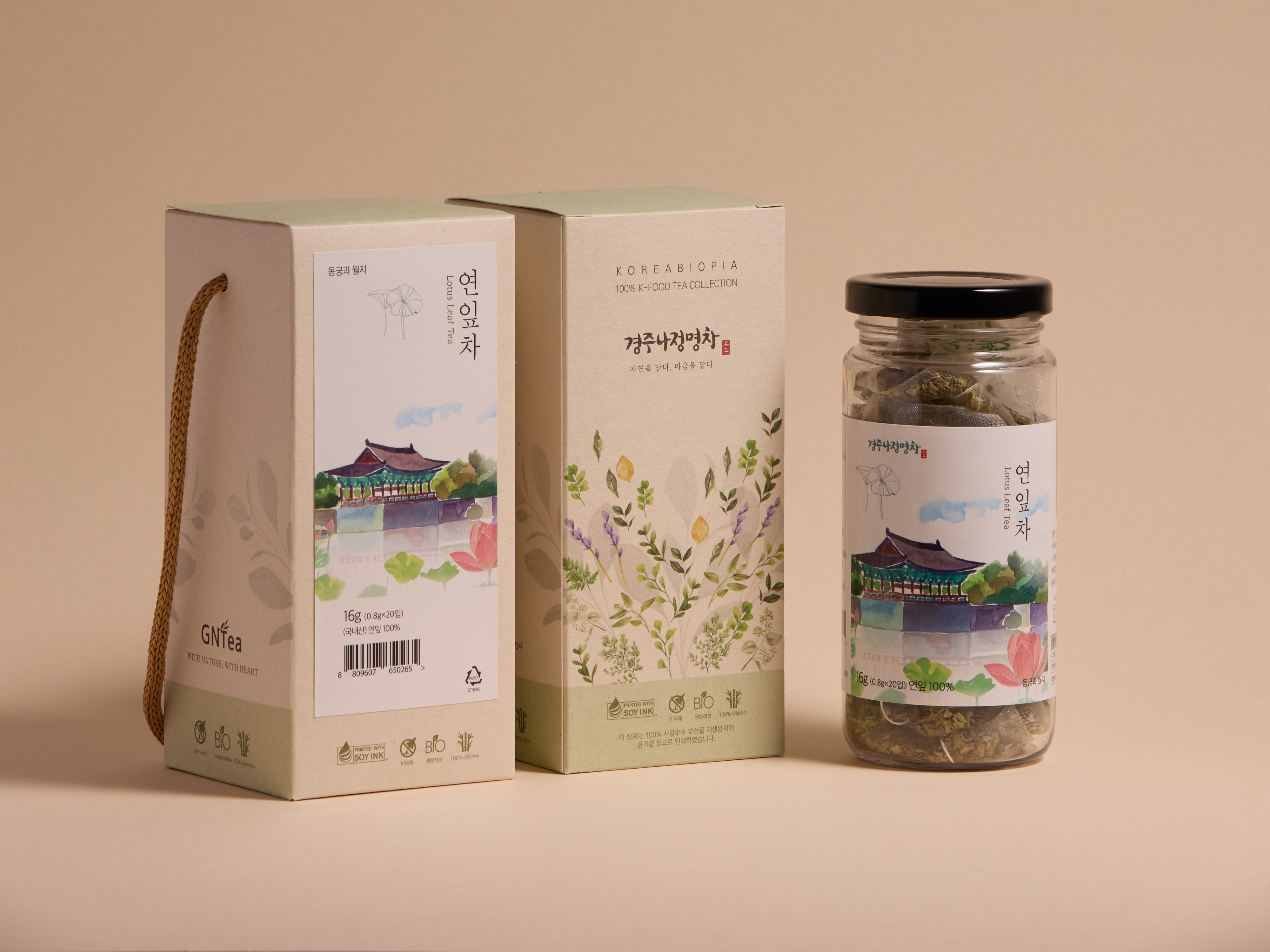 경주나정명차 연잎차 20티백 박스 - 상품 이미지