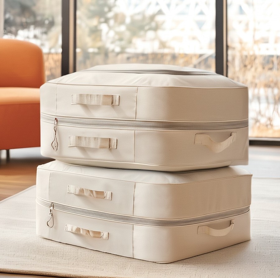 프랑떼 이불 압축팩 세트 압축파우치 이불 정리함 보관함 옷장수납함 공간두배 더블퀸 2개