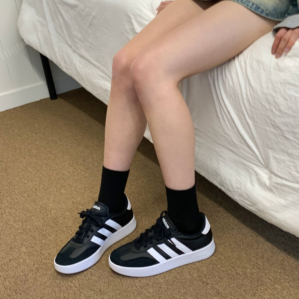 아디다스 독일군 스니커즈 바레다 블랙 화이트 남성스니커즈 남자단화