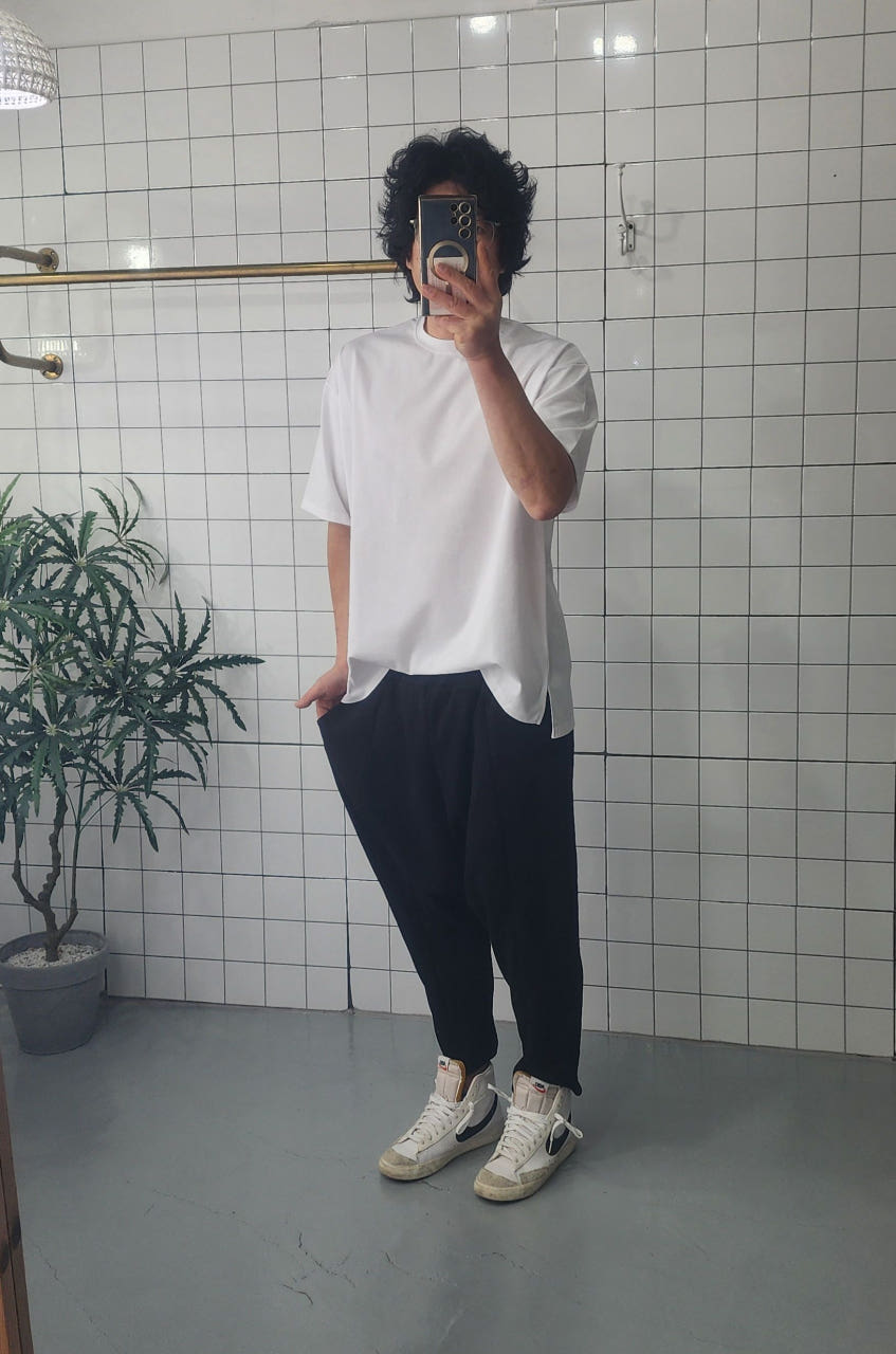 (남여공용)망고땡 봄 가을 겨울 데일리 남성 여성 배기바지 - 상세 이미지 5