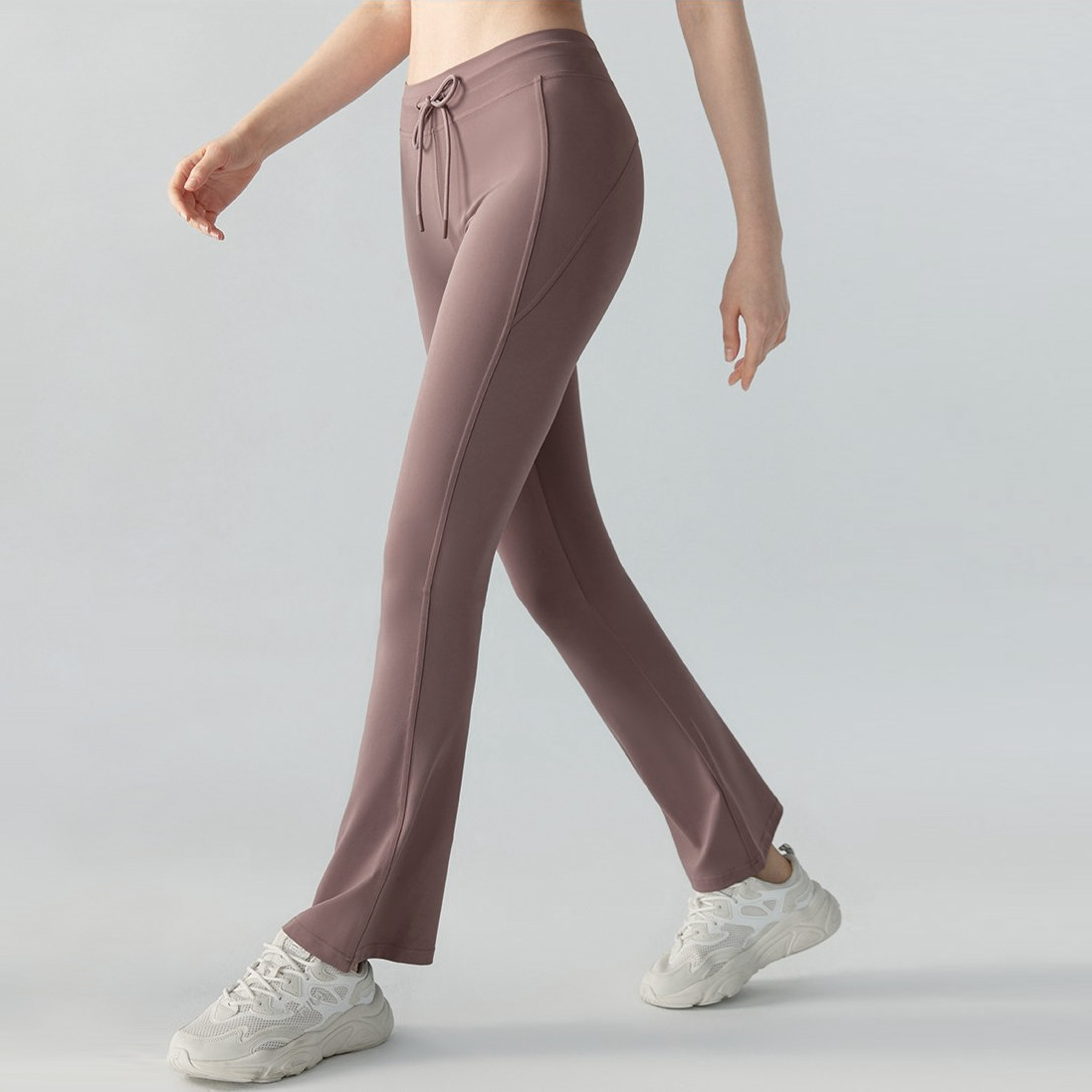 제로 부츠컷 레깅스 요가 필라테스 운동복 나팔 바지 - 상세 이미지 3