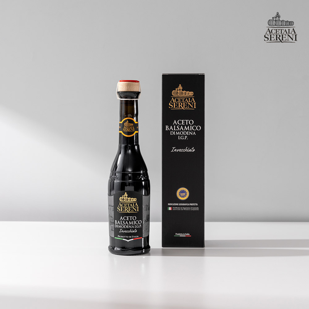 올리오올리바 세르니 모데나 IGP 발사믹 인베키아토 비니거 블랙라벨 250ml - 상품 이미지
