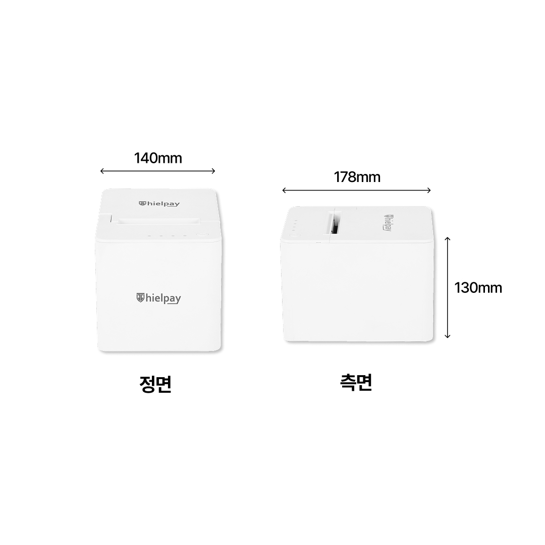 히엘페이 영수증프린터 배달 주방 배민 요기요 포스 PC 노트북 토스 볼륨조절 프린터 본체만 - 상세 이미지 5