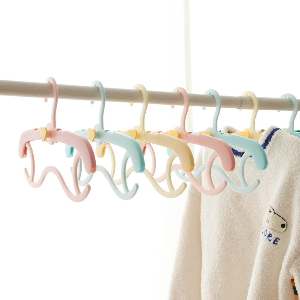 예꼬맘 아기 옷걸이 5개 유아 어린이 논슬립 길이조절 준비물 어린이집 유치원 출산 용품