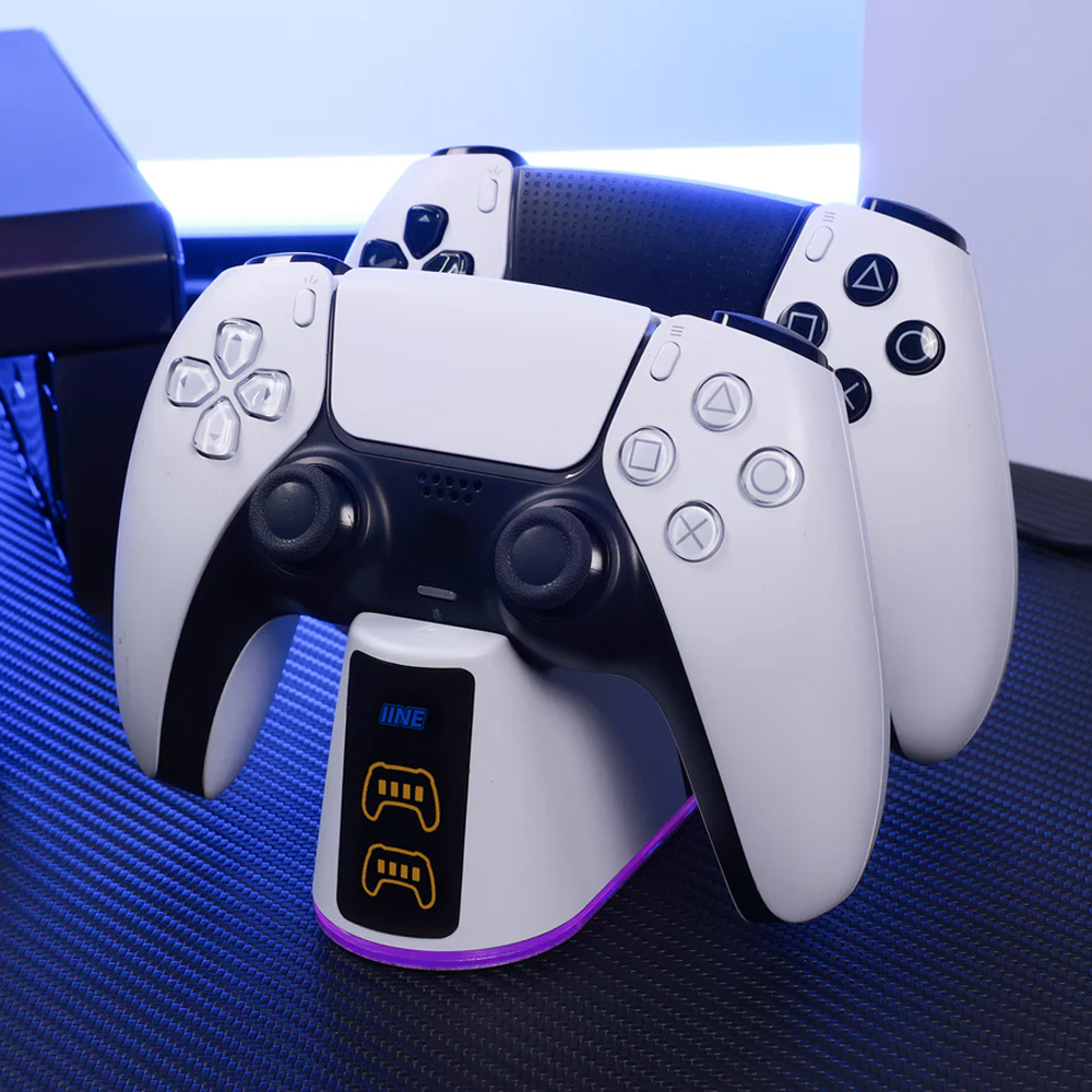 듀얼센스 충전거치대 엣지 충전독 이이네 디스플레이 충전기