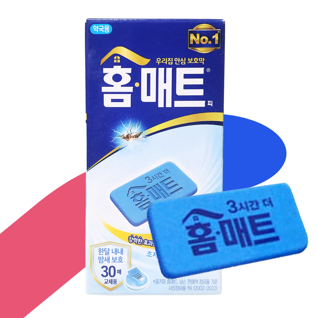 홈매트 훈증기 교체용 매트 리필 30매