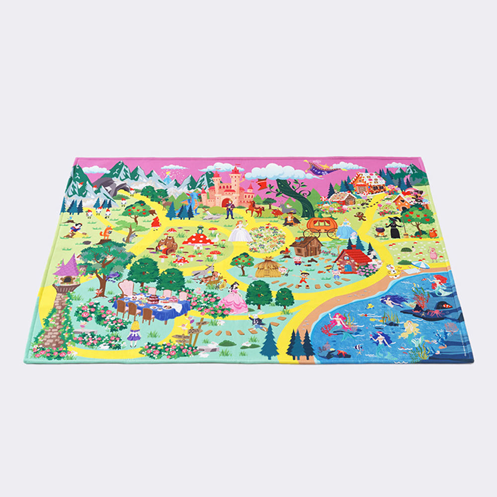 엘림코리아 놀이방 유아 아기 자동차 장난감 도로매트 프린세스엘 (L)