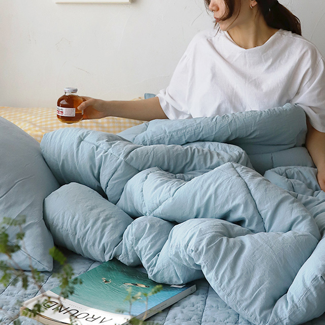 감성코튼 피그먼트 순면 워싱 차렵이불 12컬러