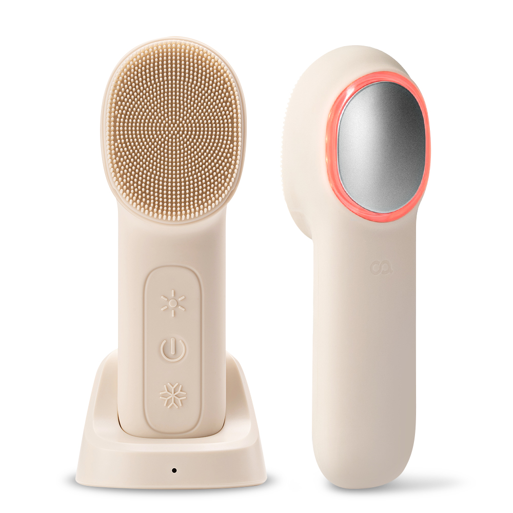 오아 냉온 진동 클렌저 온열 쿨링 얼굴 마사지기 세안기 제품 이미지