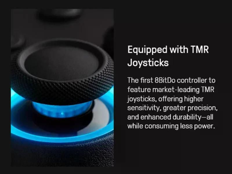 8BitDo Ultimate 2 무선 컨트롤러 Windows 조이패드 X시리즈 안드로이드 보라색 - 상세 이미지 3