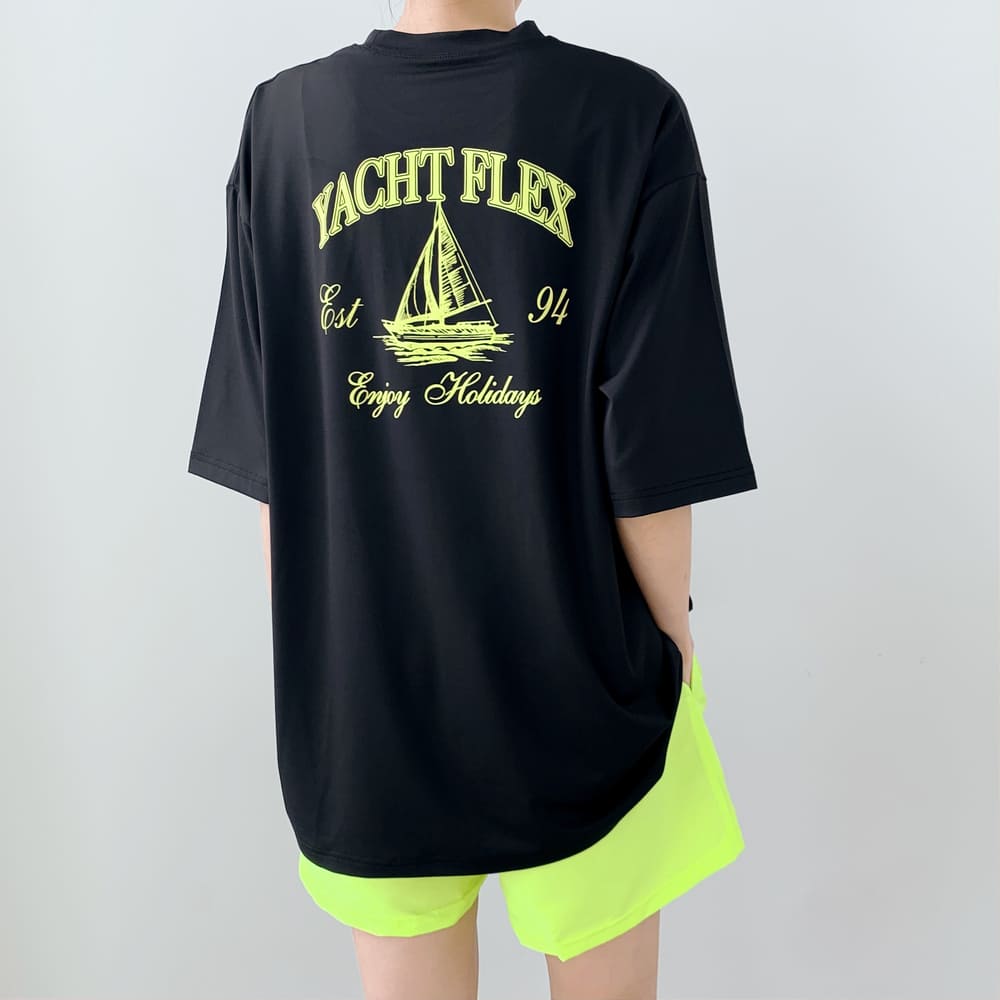 하다르 루즈핏 여자래쉬가드 남자수영복상의 커플 2XL 빅사이즈래쉬가드