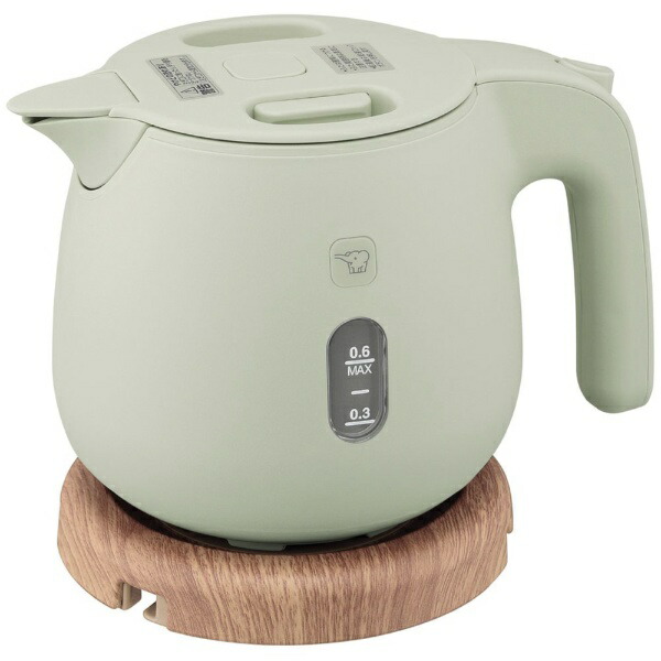 조지루시 ZOJIRUSHI 전기 포트 주전자 0.6L CK-SA06-G 더스티그린 - 메인 이미지