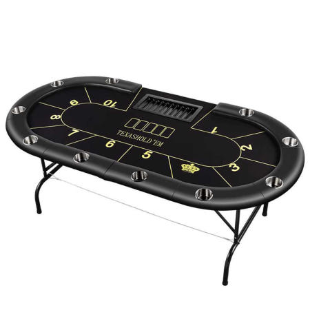[해외]텍사스 홀덤 테이블 매트 포커 카드 딜러 휴대용 게임