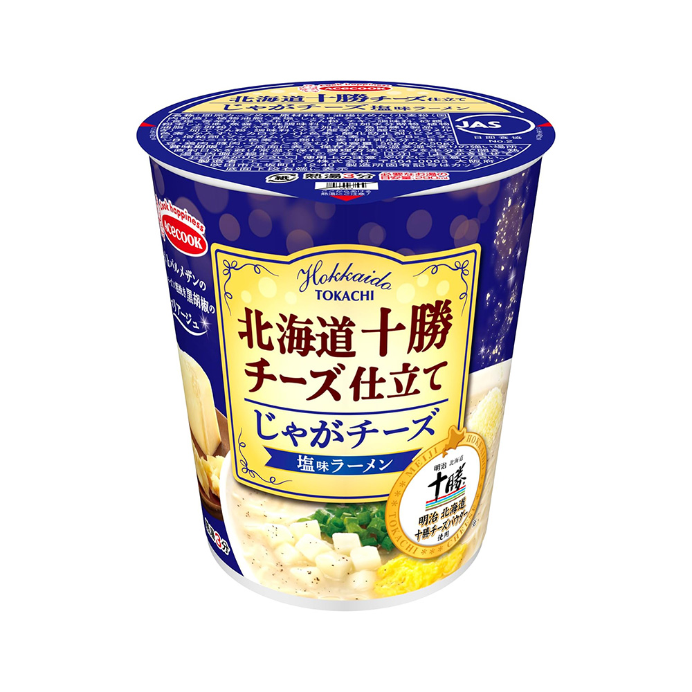 에이스쿡 홋카이도 토카치 감자치즈 소금라멘 62g 12개세트