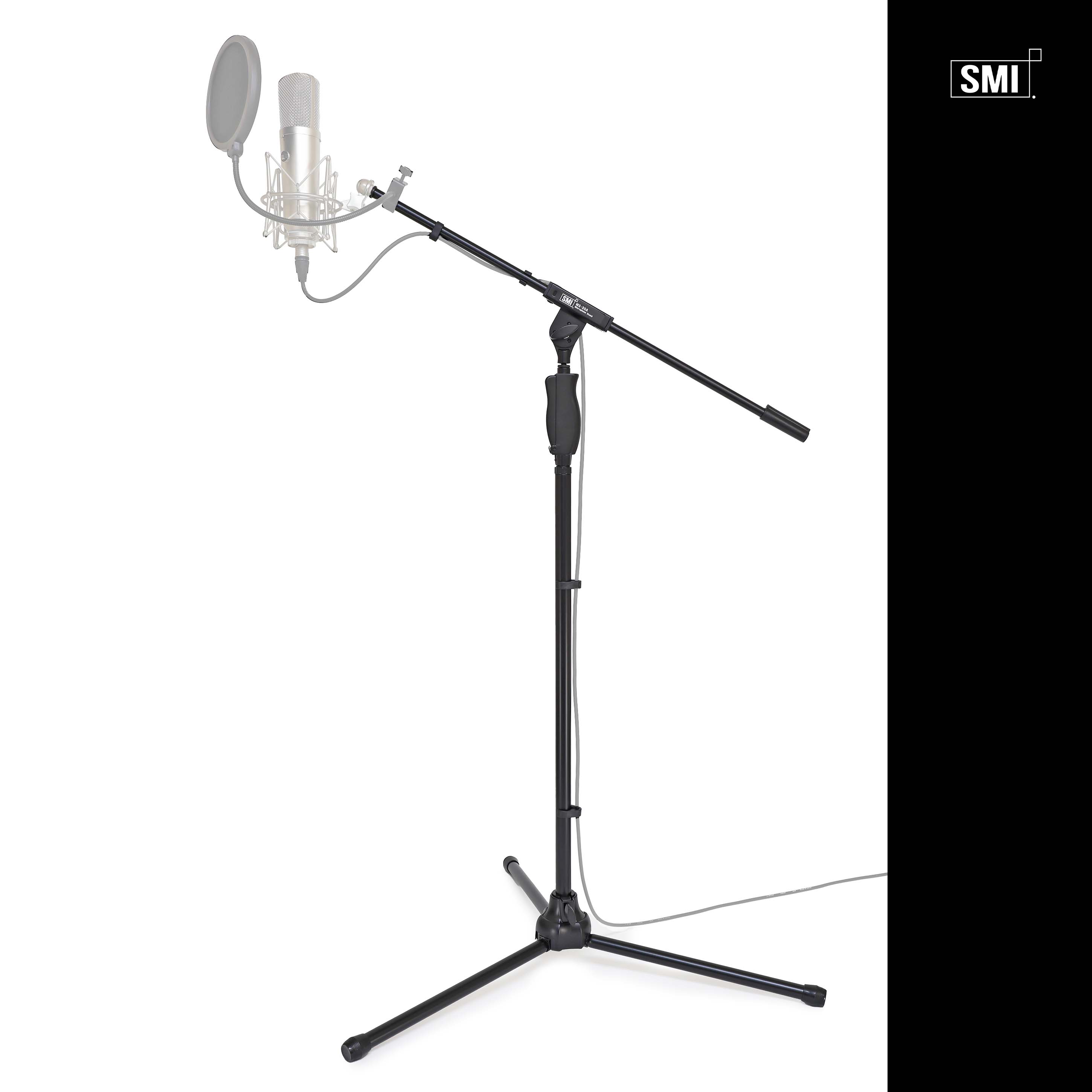 SMI MS-30A T자 고중량 마이크스탠드 원터치 높이조절 거치대