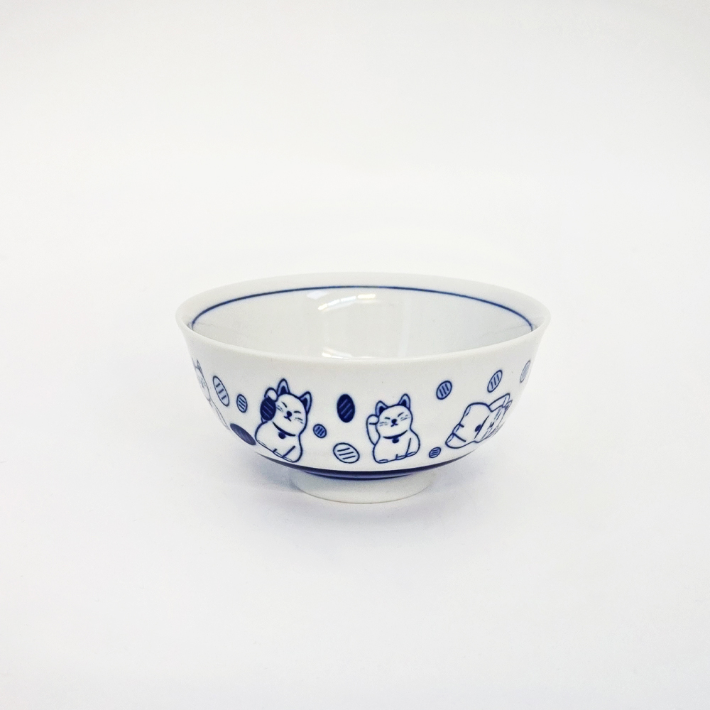 마네키네코 도자기 공기 (Bowl) 일본수입 - 상세 이미지 2