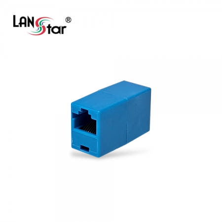 라인업시스템 [LANstar] 보급형 커플러 ,  I형, RJ-45, CAT.5E, 8P8C, 1:1, BLUE