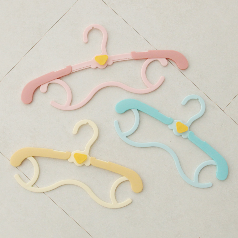 예꼬맘 아기 옷걸이 5개 유아 어린이 논슬립 길이조절 준비물 어린이집 유치원 출산 용품