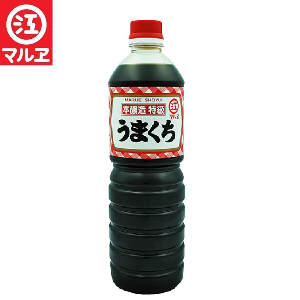 마루에 규슈 단맛 특급 우마구치 양조간장 1L, 1개 일본간장 대용량 - 상품 이미지