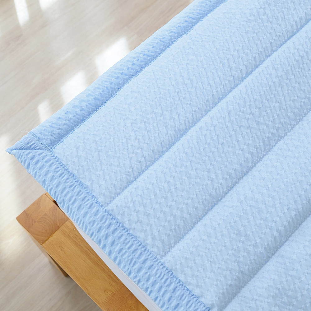 나라데코 뽀송뽀송 시어서커 누빔 여름 침대패드 고정밴드 SS