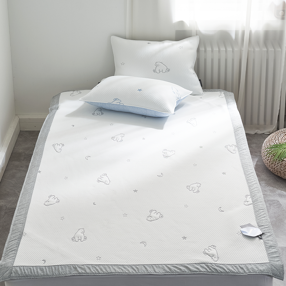 쿠에뜨 냉감패드 듀라론 쿨베어 여름패드 SS 쿨베어 어린이 침대패드