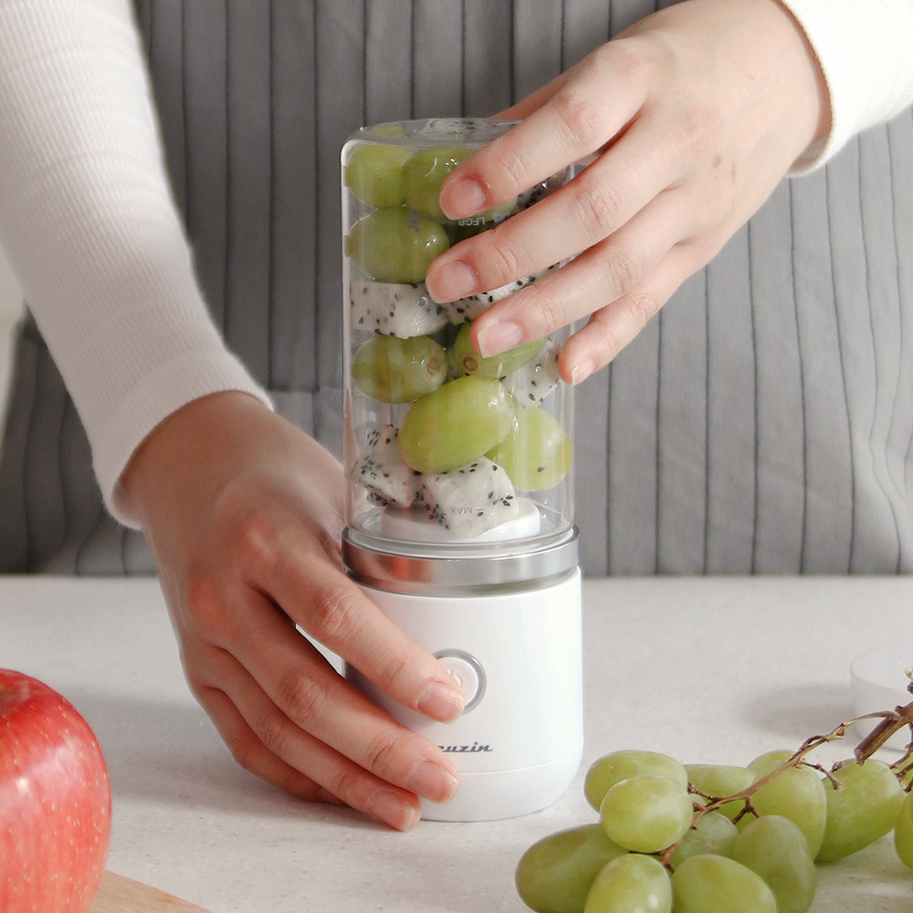 라쿠진 무선 미니믹서기 소형블렌더 휴대용 텀블러 단백질 파우더 쉐이커 다이어트 선물