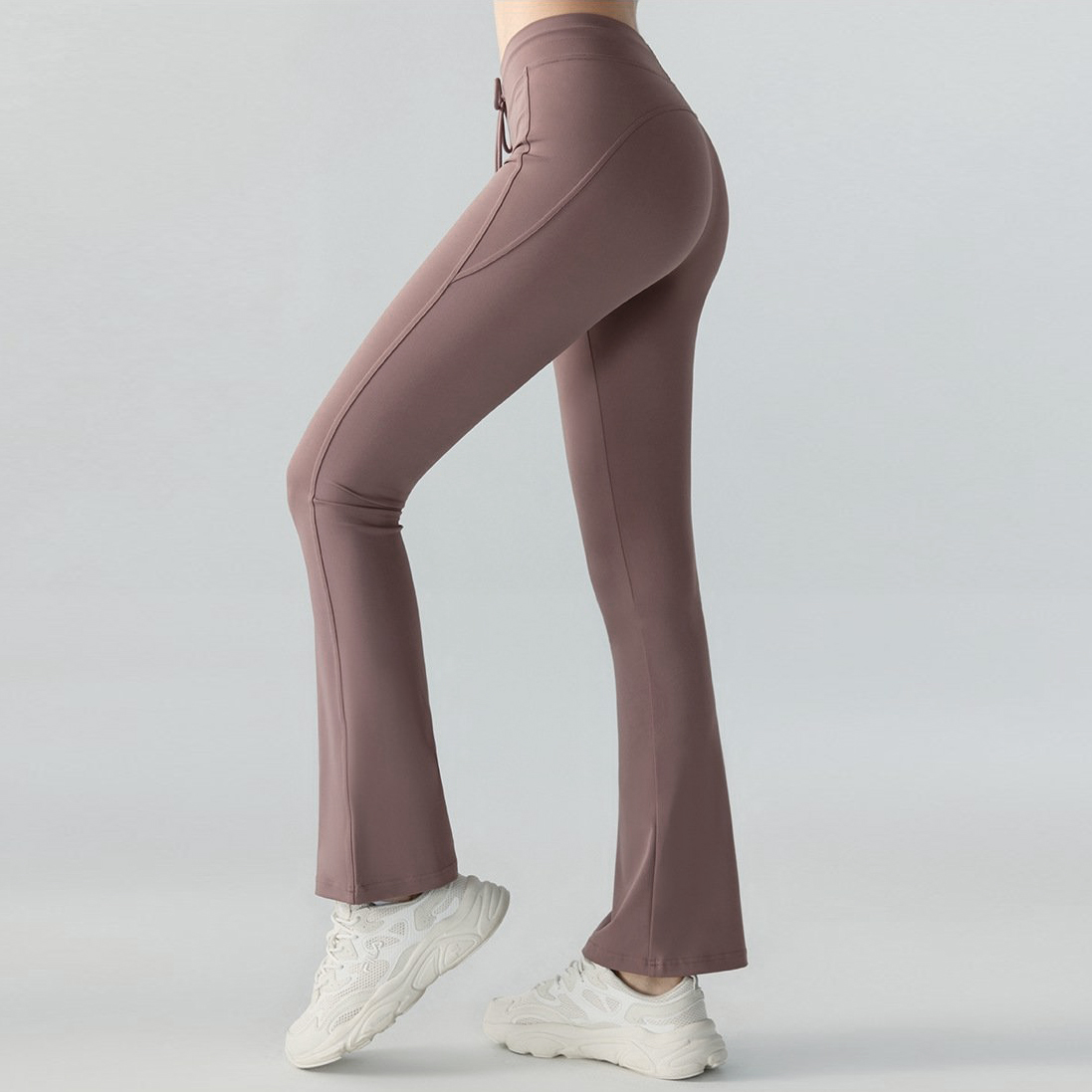 제로 부츠컷 레깅스 요가 필라테스 운동복 나팔 바지 - 상품 이미지