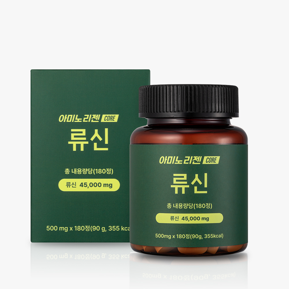 아미노리젠 코어 류신 타블렛 근합성 프리미엄정 180정, 1개 - 상품 이미지