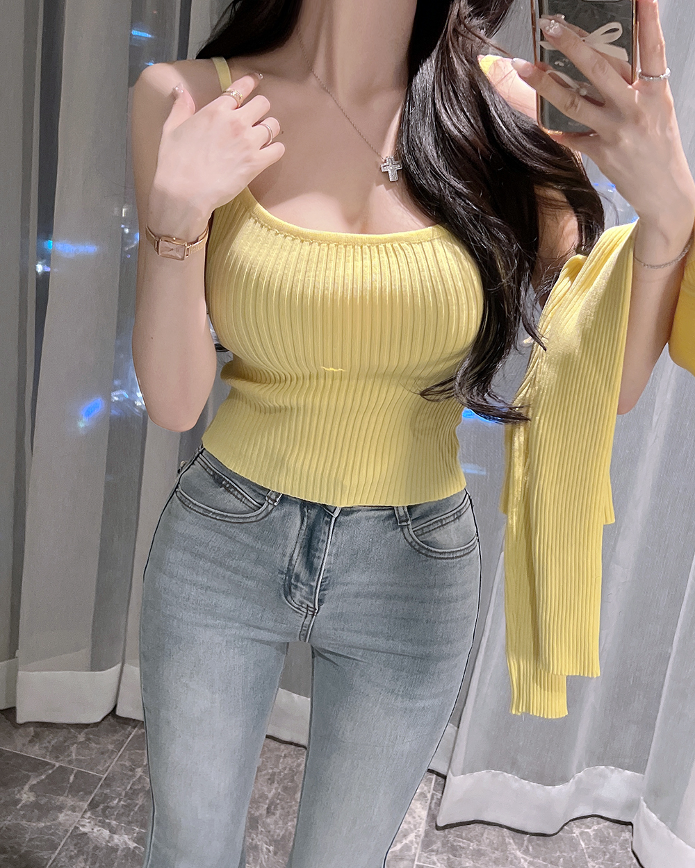 [바로배송]골지나시가디건세트(2color) 상세 이미지 8
