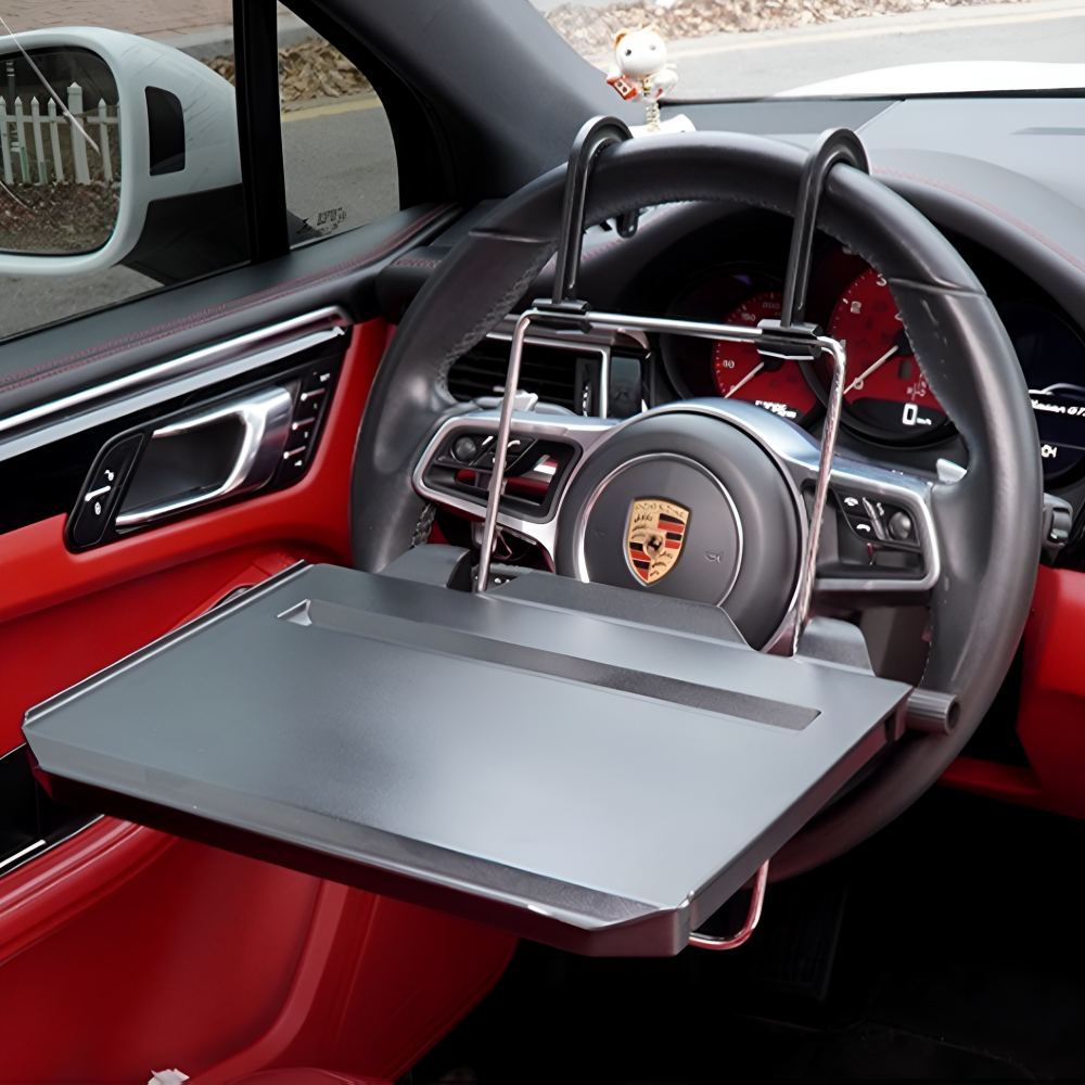 차량노트북거치대 자동차 뒷좌석 핸들 테이블 트레이 식탁