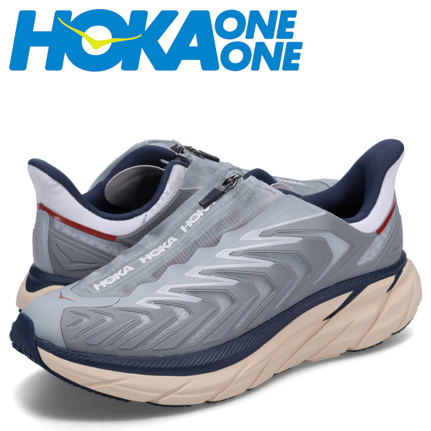 호카 HOKA 오네오네 프로젝트 클리프톤 스니커즈 러닝화 1127924 그레이 - 상품 이미지