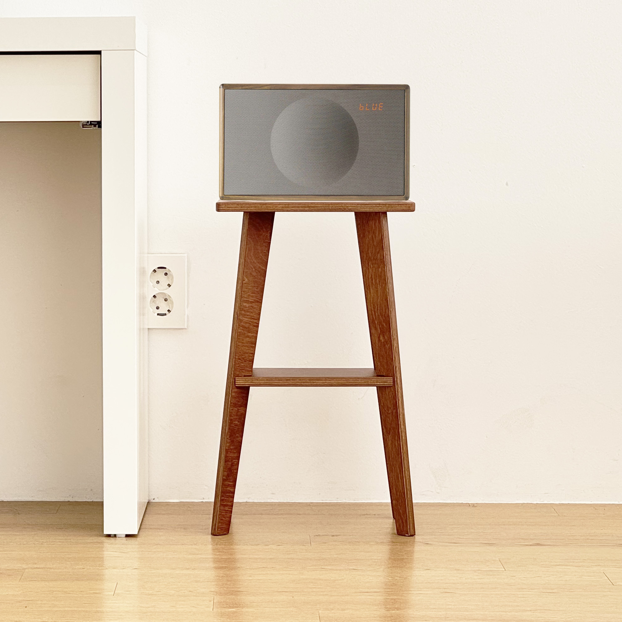 양장박웍스 제네바 M 스피커 스탠드 우드 받침대 고급 거치대