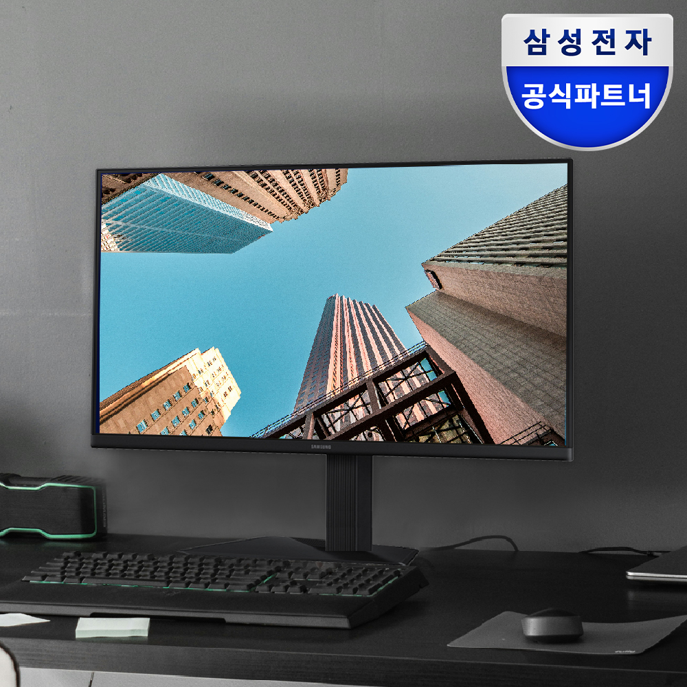 삼성전자 LS24D300G 60.4cm(24인치) IPS LED 100Hz 컴퓨터 모니터 LS24D300GAKXKR 제품 이미지