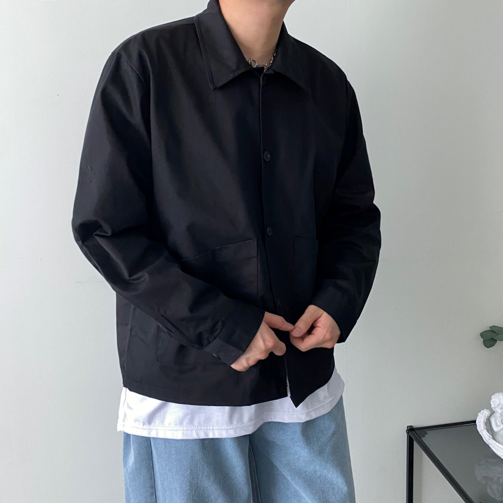 남자면자켓 남자오버핏자켓 셔츠재킷 이미지 7