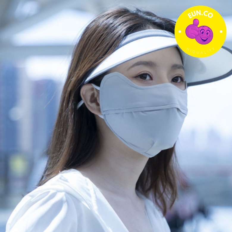 여름 자외선 차단 마스크 여성용 쿨링 라이딩 조깅 야외 스포츠활동 페이스 워머 - 메인 이미지