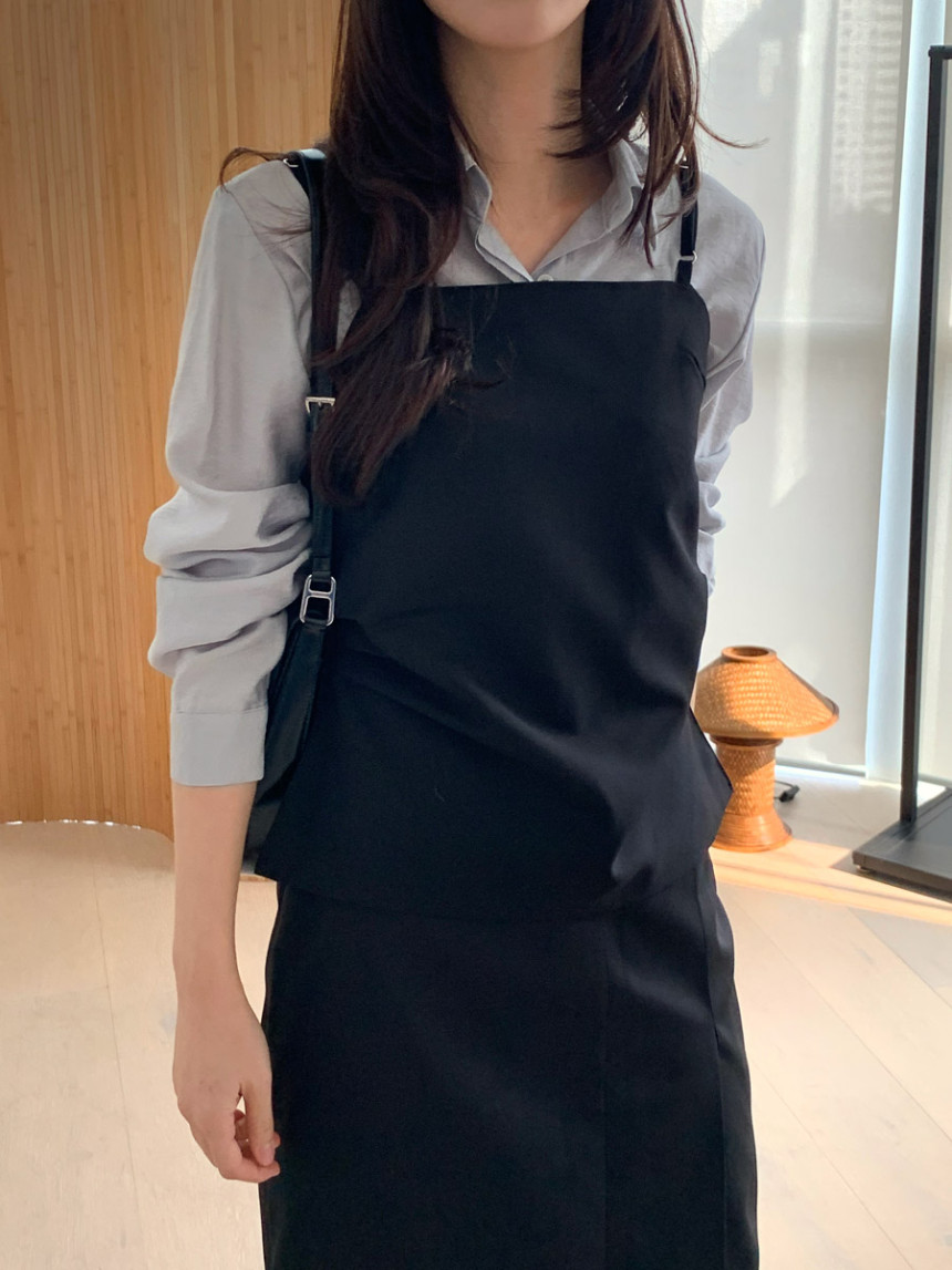 타티아 언발 투핀턱 백슬릿 H라인 롱 스커트 2color 상세 이미지 61