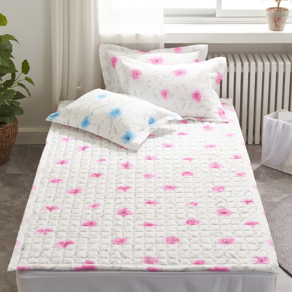 르레브 스노우리플 순면 침대패드 SS 2color