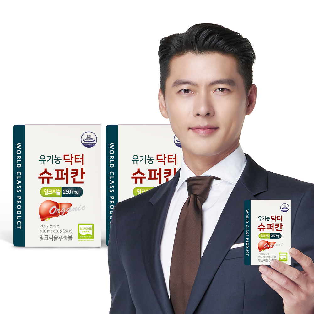 유기농 닥터슈퍼칸 밀크씨슬 실리마린 30정, 2개