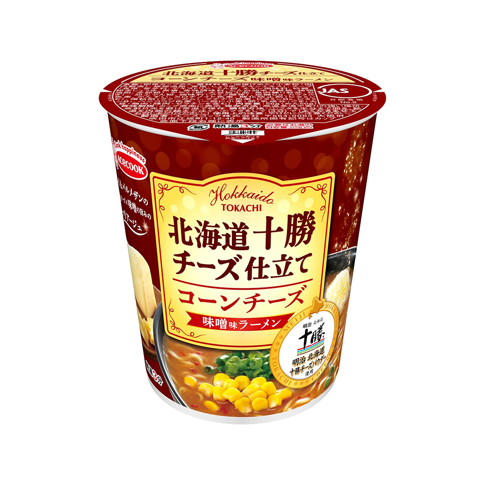 에이스쿡 홋카이도 토카치 콘치즈 미소라멘 62g 12개세트