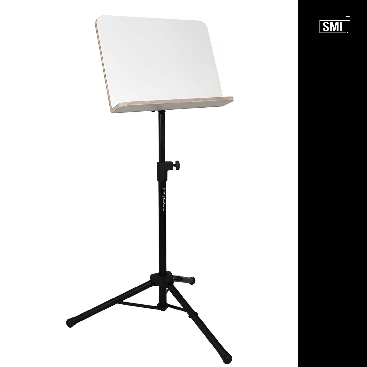 SMI MS-50HPM 스크래치 방지 나무보면대 고급 자작나무 화이트 우드 악보대 국산 - 상품 이미지
