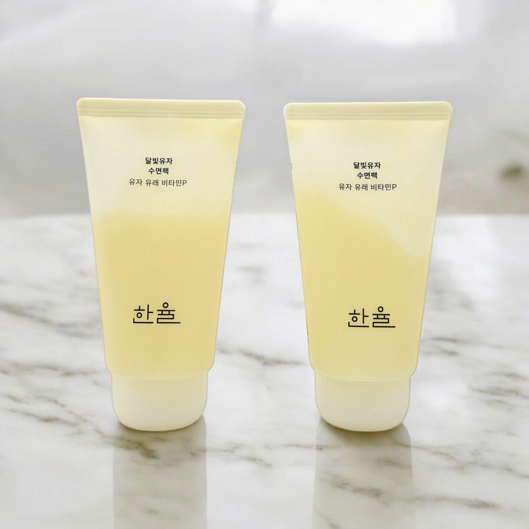 1+1 한율 달빛유자 수면팩 슬리핑마스크 70ml+70ml 제품 이미지