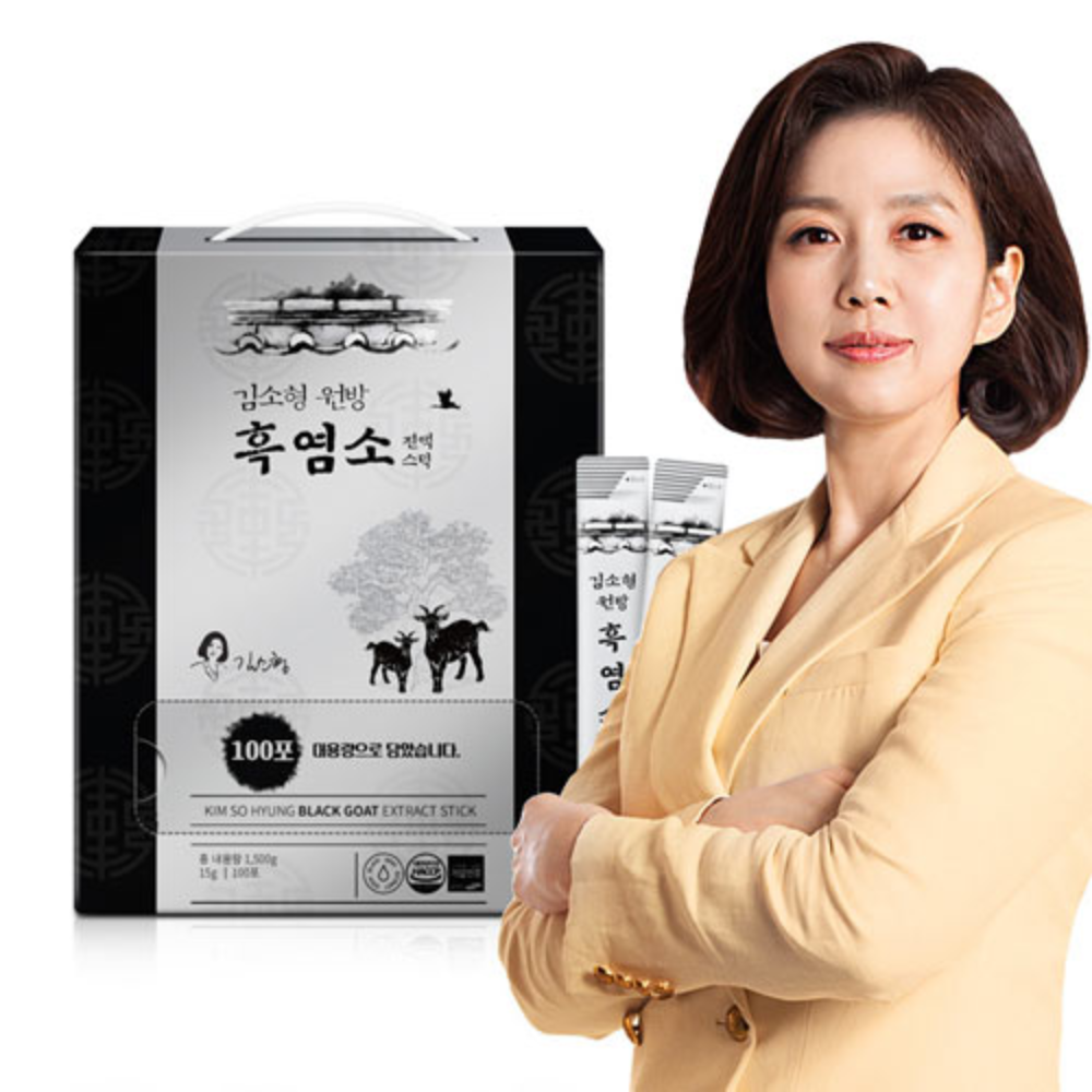 자연의 보약 흑염소 진액흑염소 진액스틱 30포 100포 택1 15g 김소형 : 태양이몰